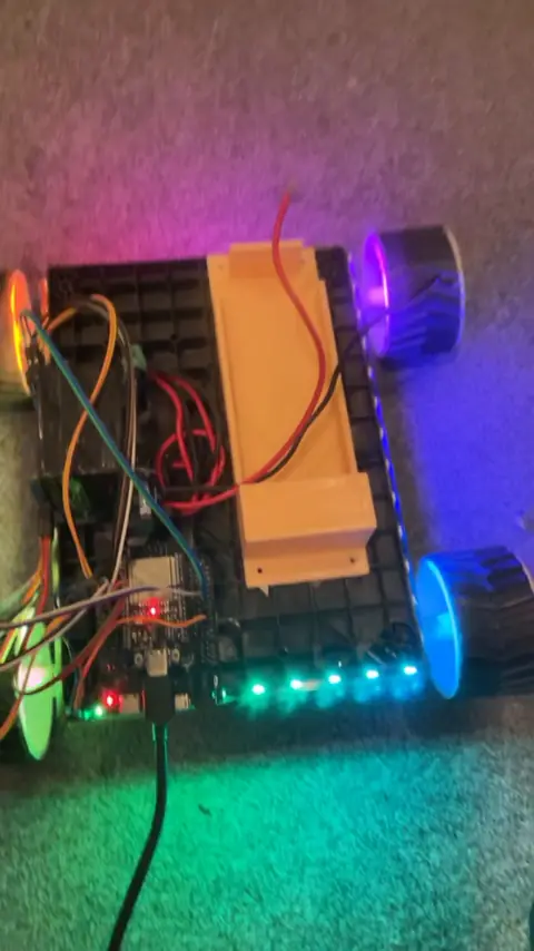 RGB underglow, colour-cycling
