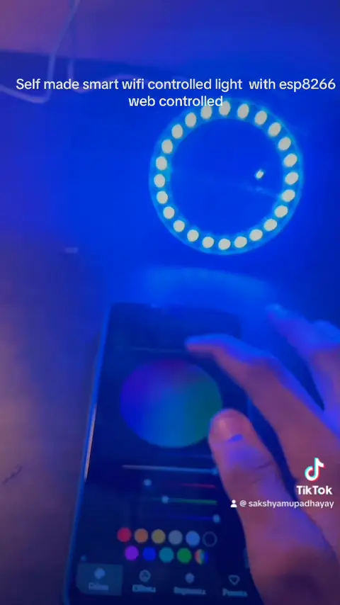 Phone-controlled colours and effects
